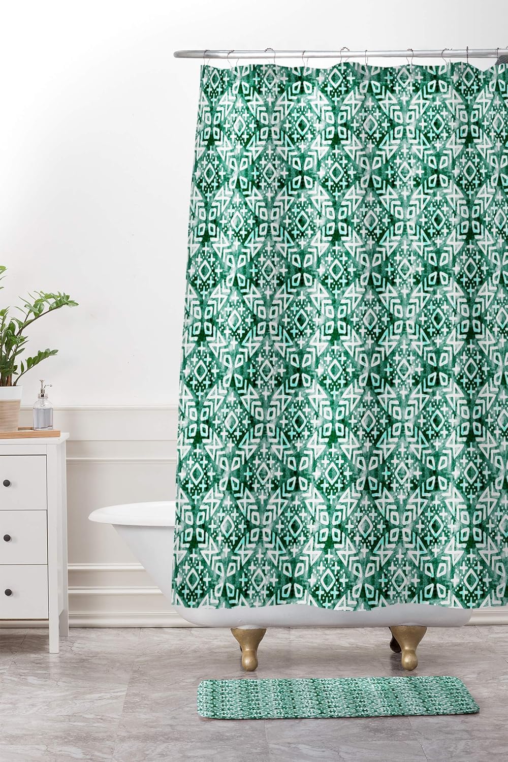 Modern Moroccan Bath Mat N263709