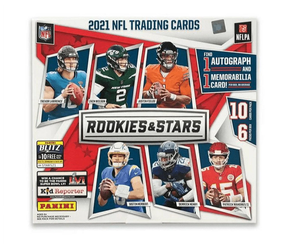 2021 Panini NFL Rookies and Stars Football Trading Card Box K63505