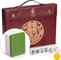 146 Medium Size Tiles Chinese Mahjong Game Set with 3 Dice and Wind Indicator I897493