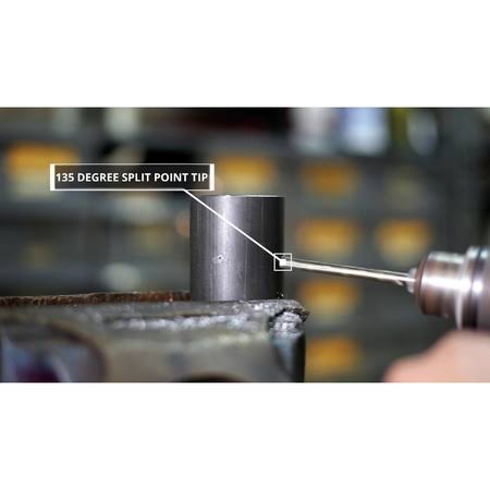 35/64 Cobalt Steel Taper Length Drill Bit V3879