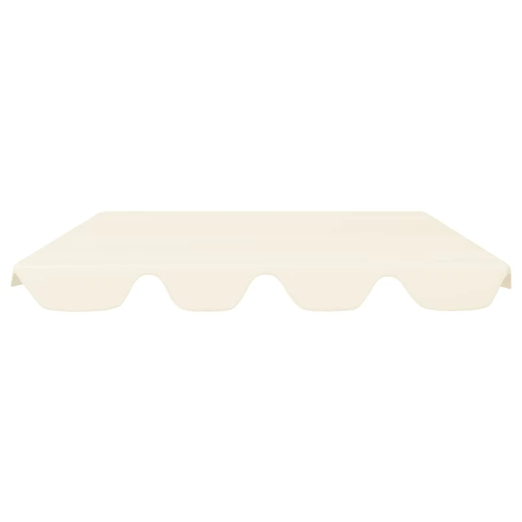 Cream Replacement Canopy for Garden Swing W7458