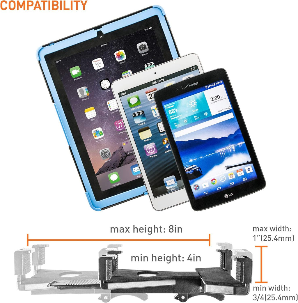 Wall Mount with 3 Tablet Holders for 7 to 10 inch Tablets E532