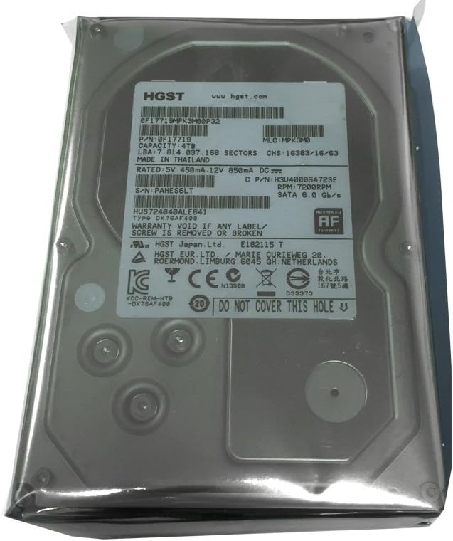 4TB 64MB Cache 7200RPM SATA III 3.5 Internal Hard Drive L901182