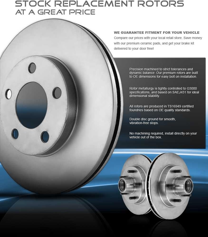 Brake Rotors and Pads with Sensors G1330