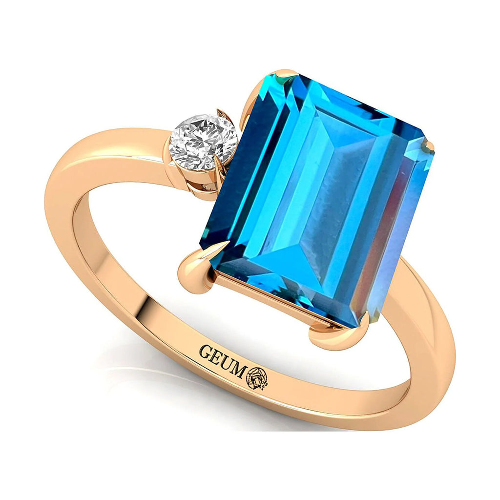 Solid Gold Halo Engagement Ring P1312