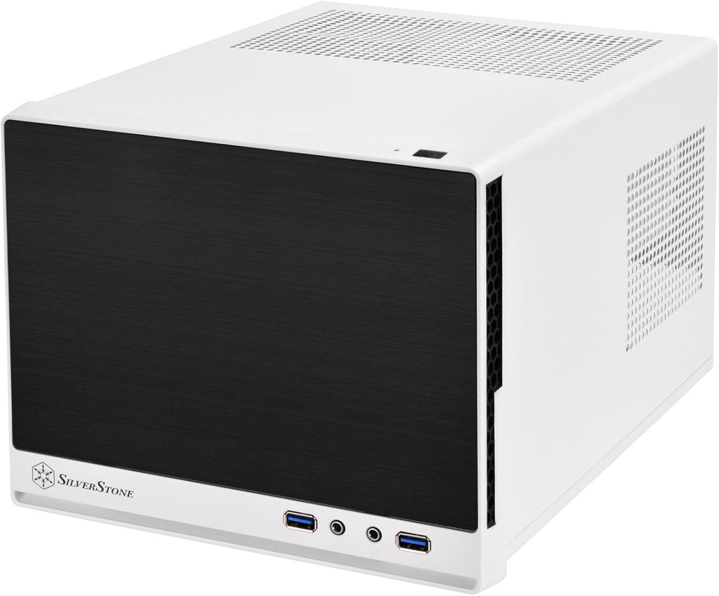 Black Ultra Compact Mini-ITX Computer Case with Mesh Front Panel K760712