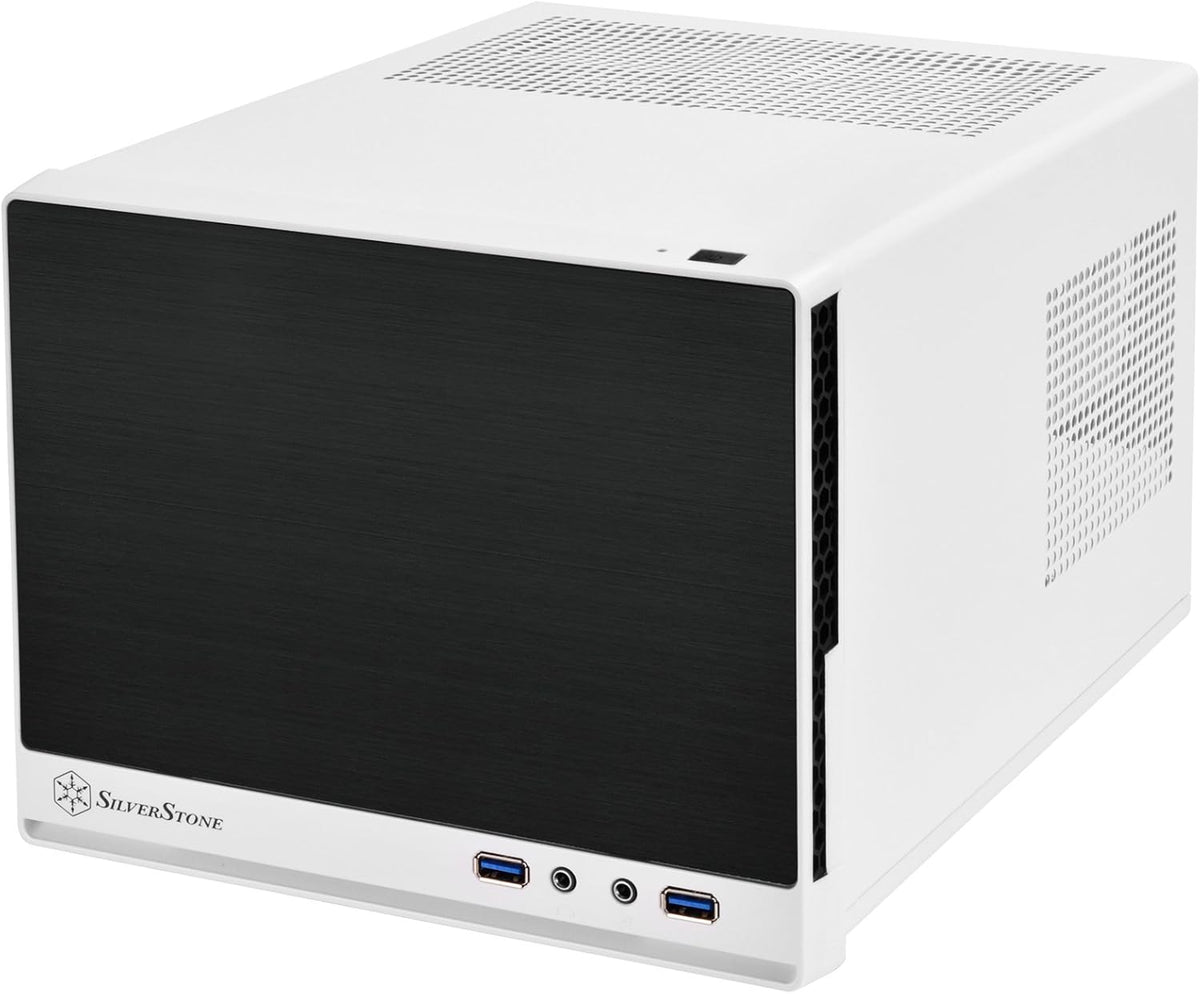 Black Ultra Compact Mini-ITX Computer Case with Mesh Front Panel K760712