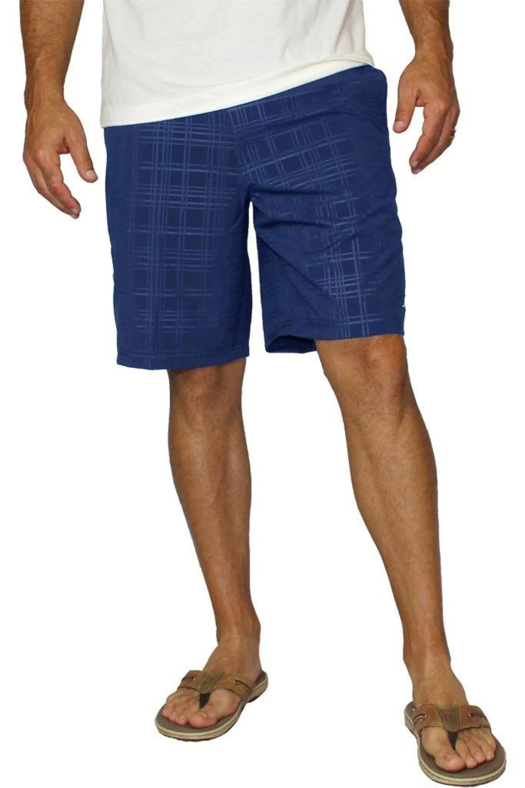Plaid Tec Board Shorts I76453