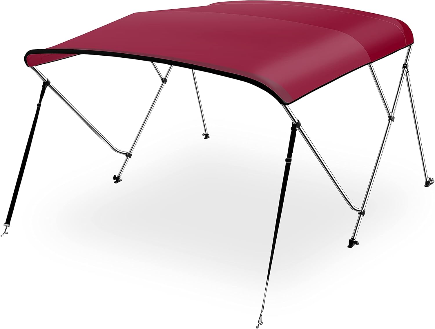 Royal Blue 4 Bow Bimini Top Boat Canopy with Storage Boot W2128