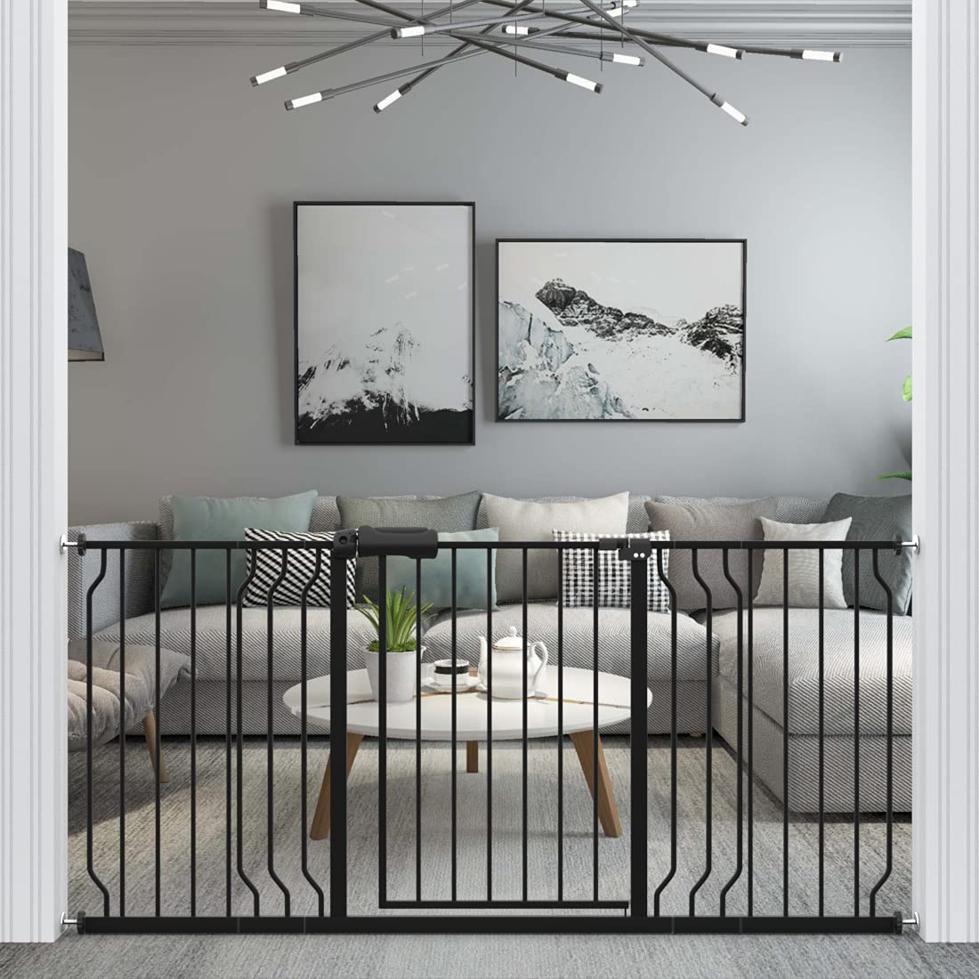 Black Metal Baby Gate Z8883