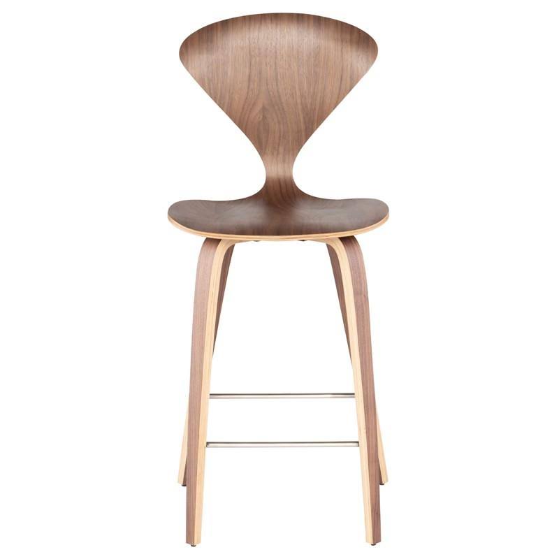 Walnut Wood Counter Stool L301477