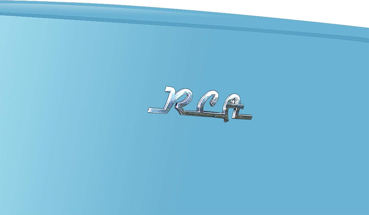 Retro 2 Door Refrigerator with Freezer, 10 cu ft, Blue M458