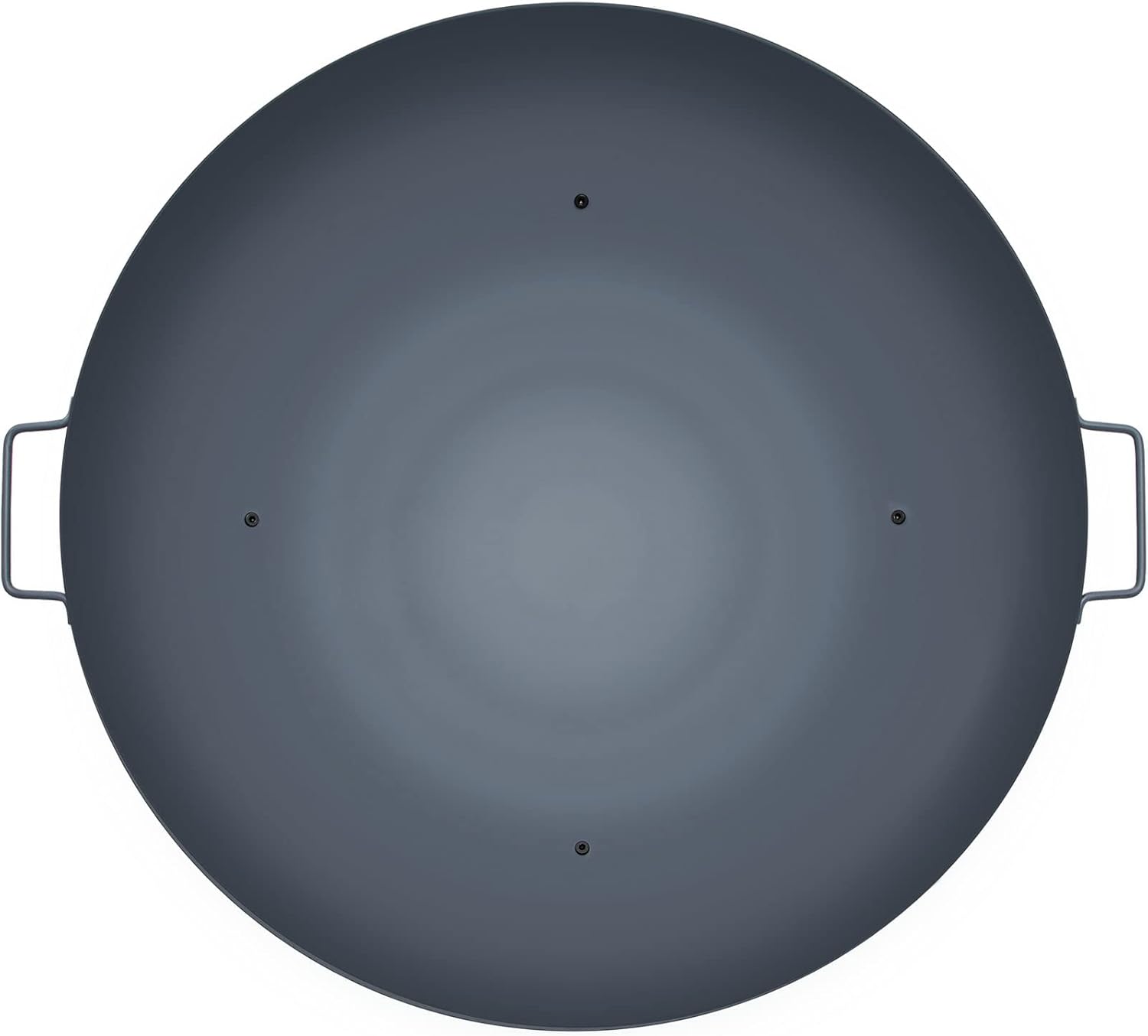 34-Inch Round Carbon Steel Fire Pit Bowl with Drain Hole and Handles B702747