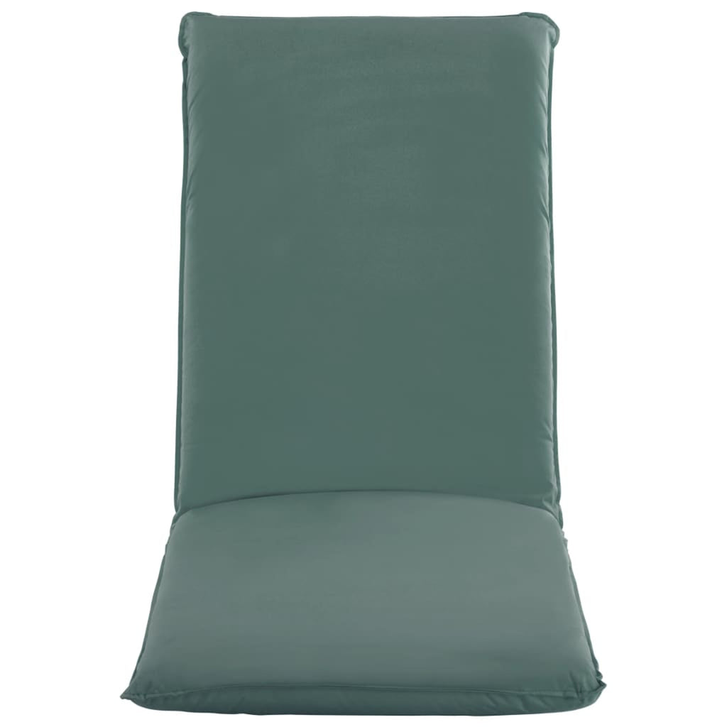 Folding Sun Lounger Oxford Fabric Chaise Lounge Chair Gray T9775