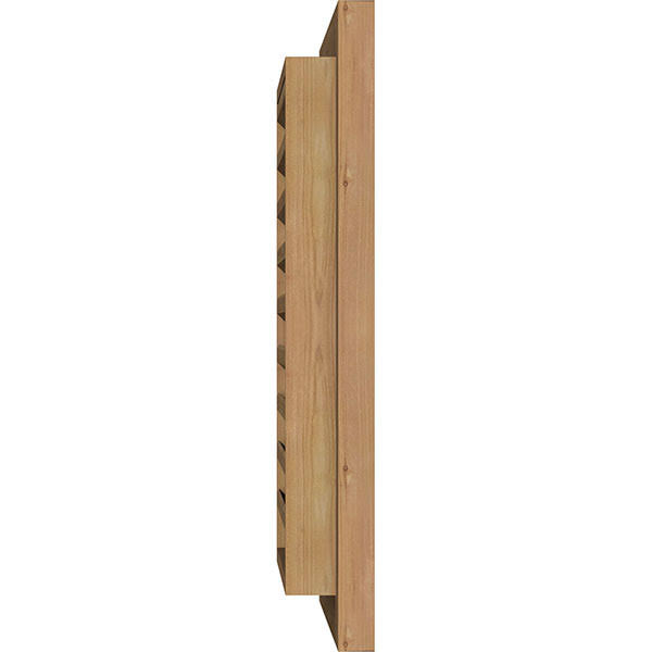 Unfinished Functional Vertical Gable Vent L19172