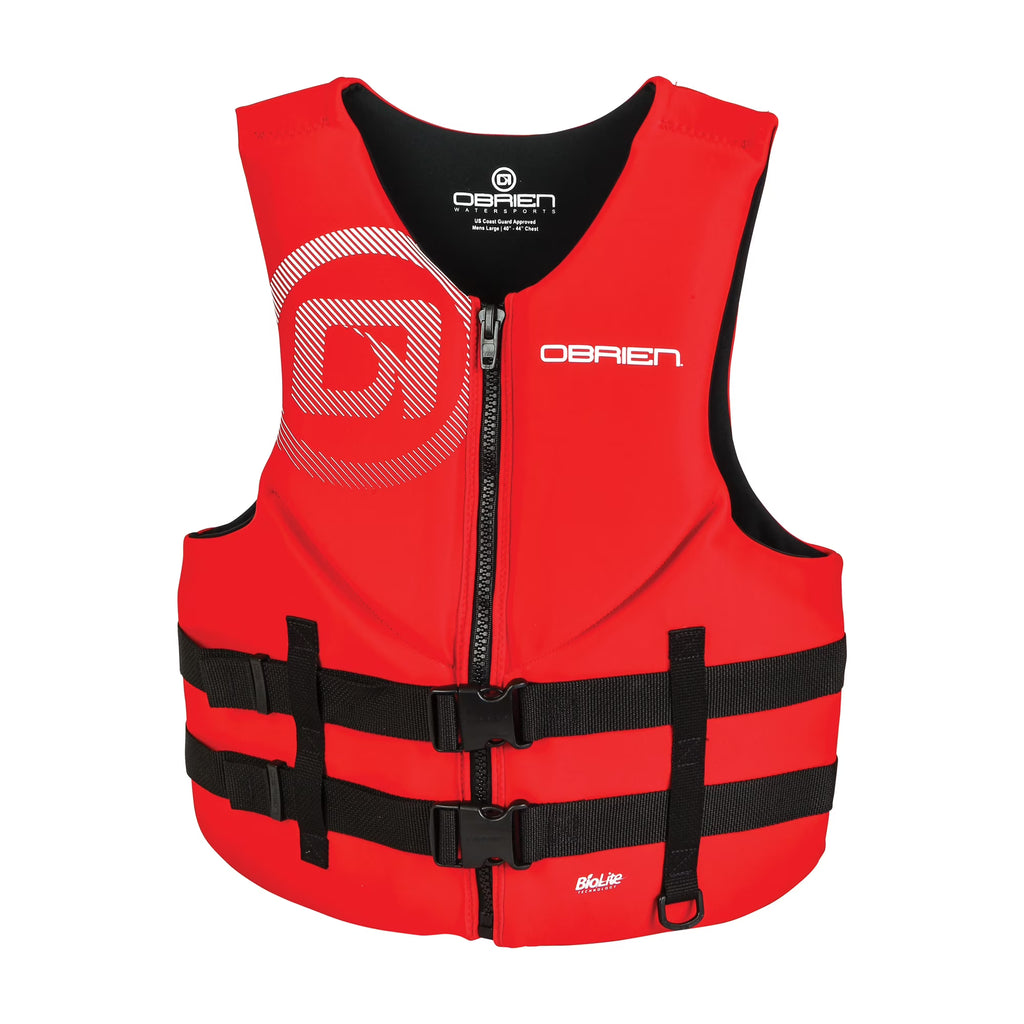Red Neoprene Boating Life Vest Size XL A307