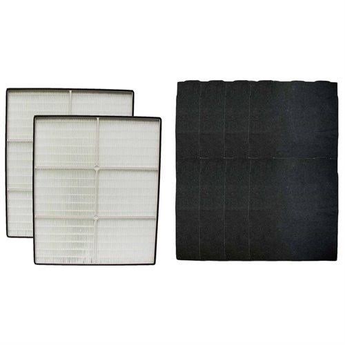 2 HEPA Air Purifier Filters & 8 Carbon Pre Filters K61018