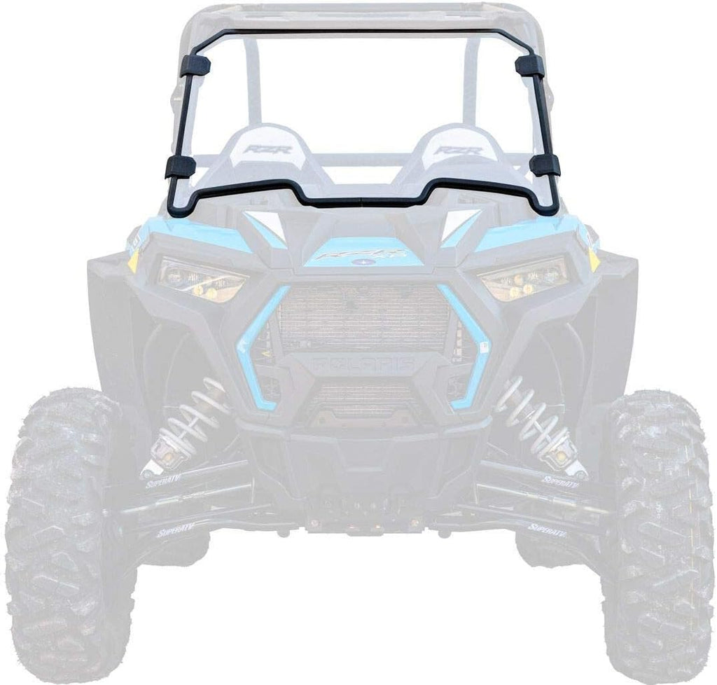 Heavy Duty Full Windshield for Polaris RZR XP 1000 / XP 4 1000, 1/4" Thick Clear Polycarbonate Y90539