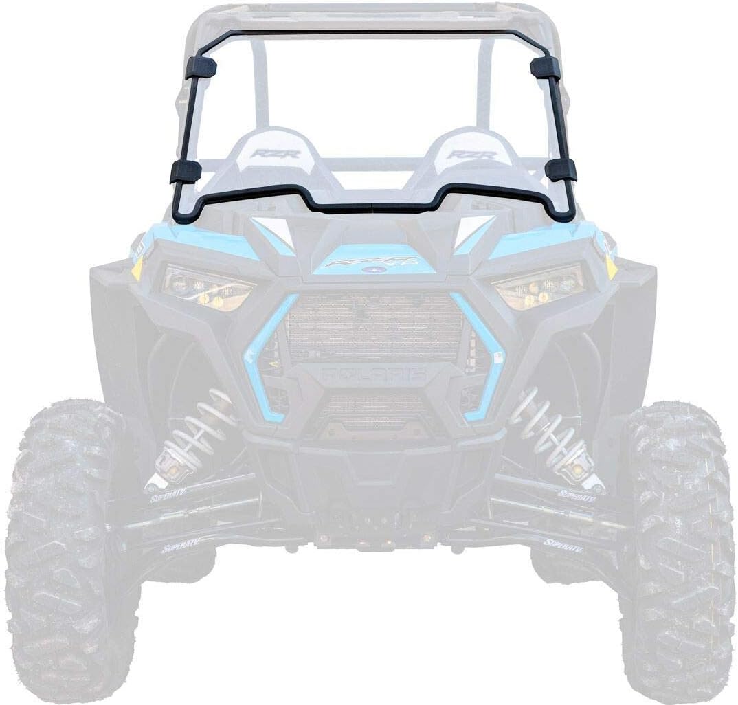 Heavy Duty Full Windshield for Polaris RZR XP 1000 / XP 4 1000, 1/4" Thick Clear Polycarbonate Y90539