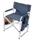 Blue Directors Chair with Folding Tray I807