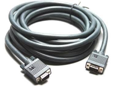 15pin HD to VGA Male Cable 50ft Dark Gray H37242