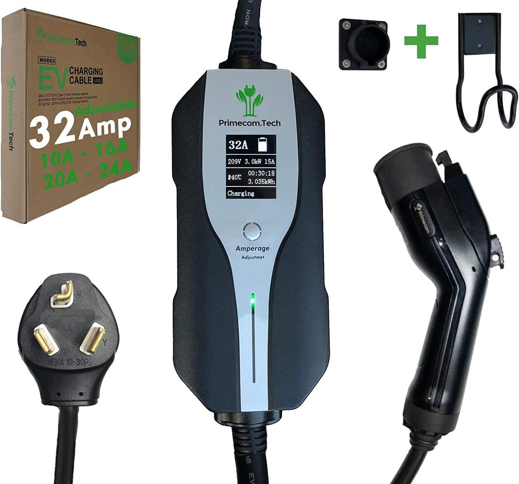 Level 2 Electric Vehicle Charger with 30Ft Cable F559797