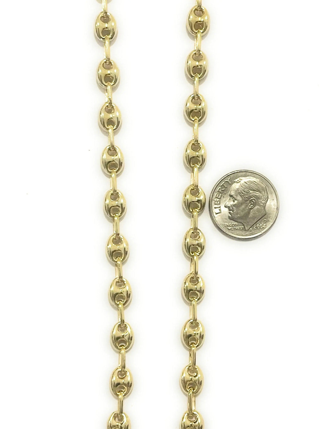 925 Sterling Silver 6mm Puff Mariner Link Chain M34695