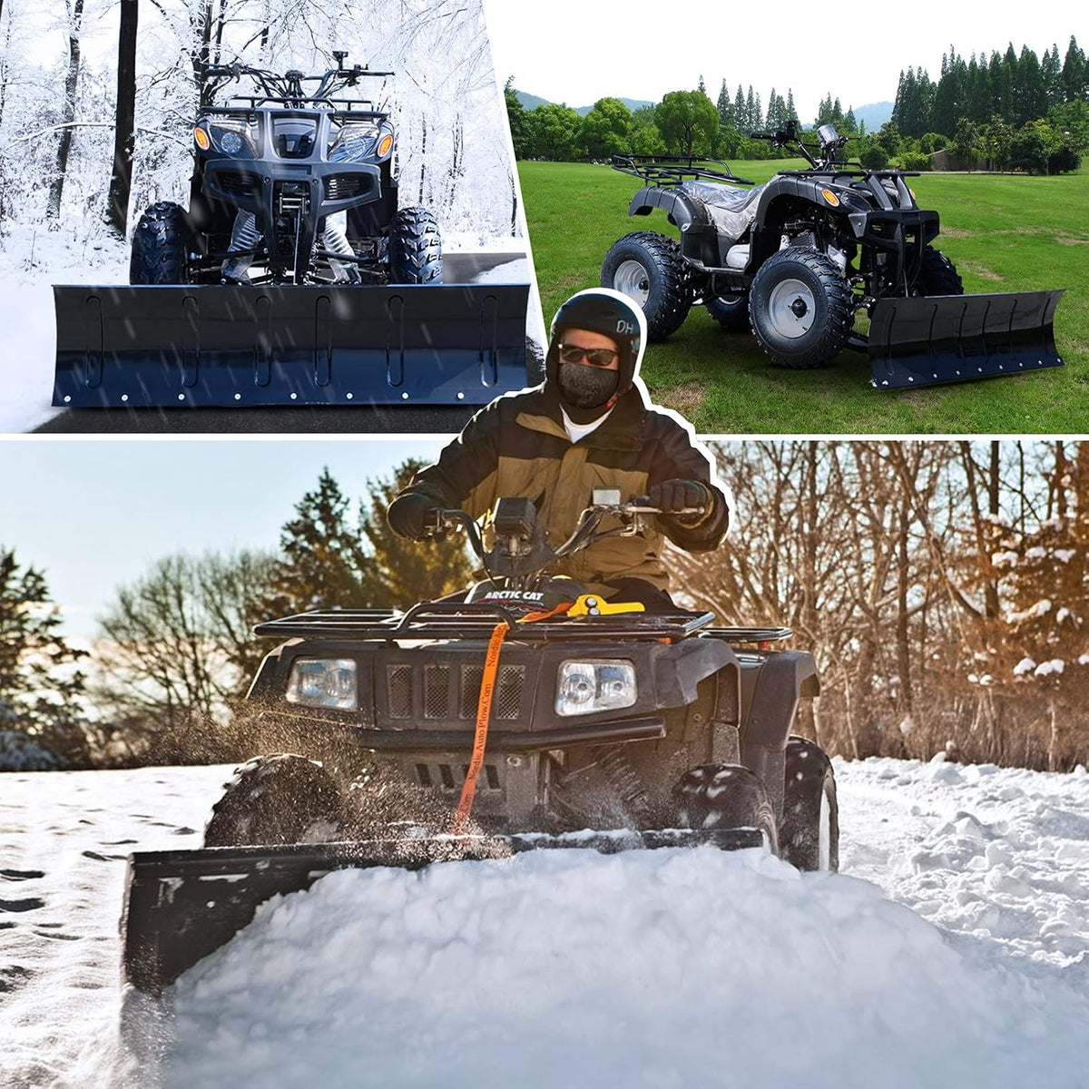 Universal Steel Snow Plow Kit for Pickup Trucks UTV ATV 50 Inch A2857