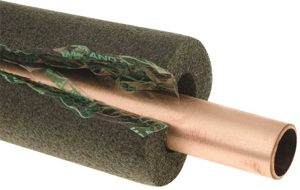 Poly Foam Pipe Insulation, 2-1/8 in. ID x 1/2 in. Wall x 2 in. Pipe Thickness, Case of 14 P9008