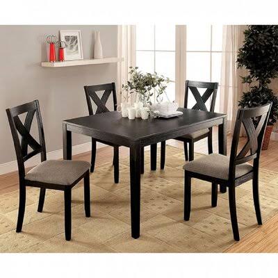 5 Piece Solid Wood Dining Set T51421