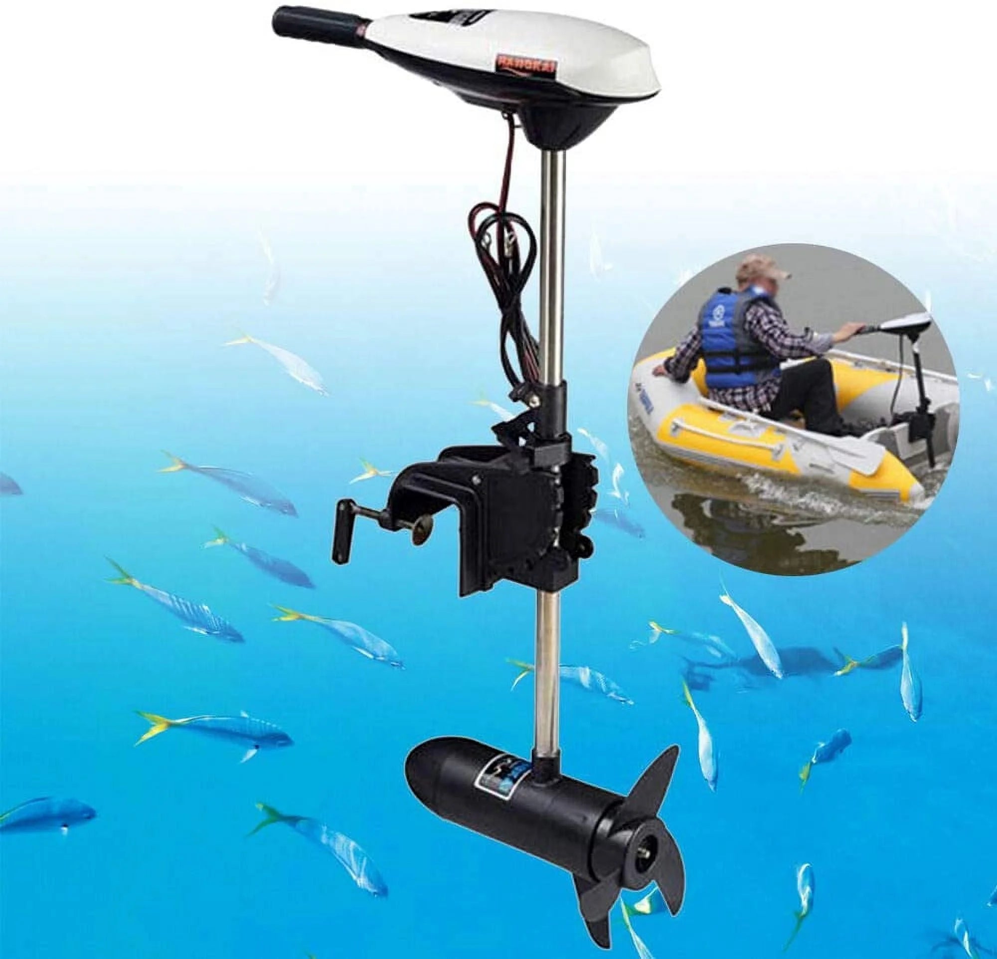 12V 660W Electric Trolling Motor Boat Outboard Engine A972