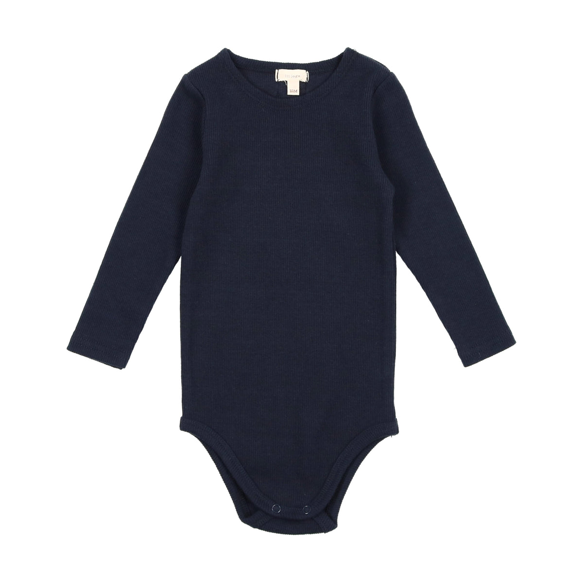 Lil Legs Ribbed Crewneck Onesie - Navy